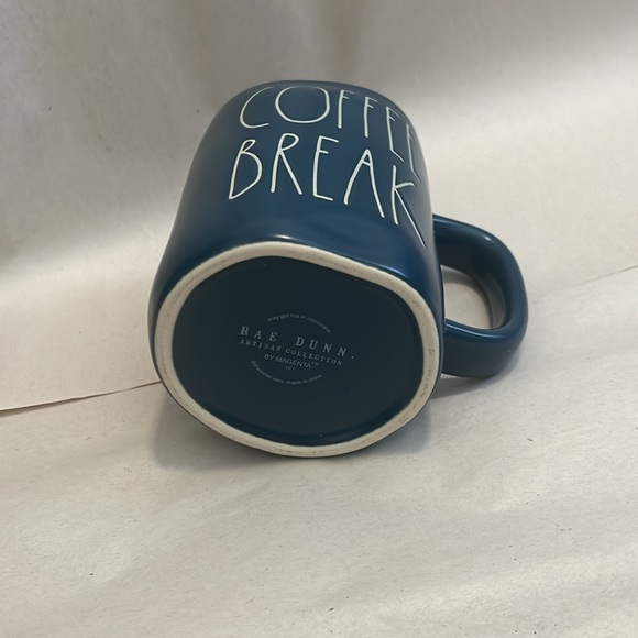 Blue coffee break mug by rae dunn - Picture 2 of 3